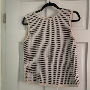 Euc Geoffrey Beene Sport vintage silk sleeveless sweater material top size M